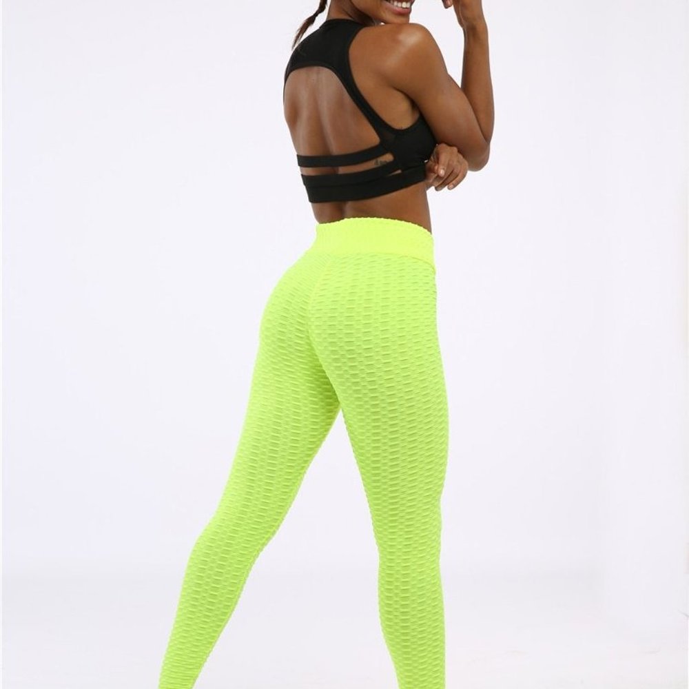 🇧🇷AUTHENTIC Brazilian Honeycomb Gym Leggings - Picture 3 of 15
